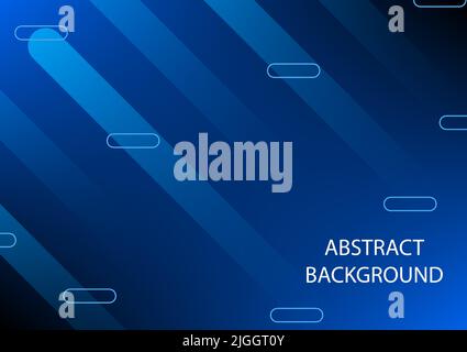 abstract background pattern line parallel and square blue color tone vector illustration Stock Vector