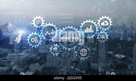 Analytics Data Analysis Strategy Statistic Concept Stock Photo