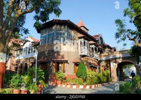 Sri Aurobindo Nivas, National Memorial, Ashram in Vadodara, Gujarat, India Stock Photo