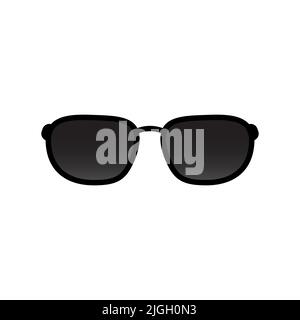 Sunglasses icon vector isolated on white background Stock Vector