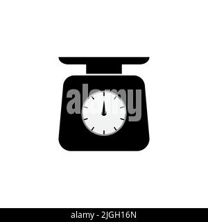 Domestic weigh scales vector icon isolated on white background Stock Vector