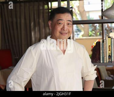 Los Angeles, California, USA. 8th July, 2022. Joey Zhou, founding chairman of the Los Angeles Beverly Arts (LABA), at the Four Seasons at Beverly Hills in Los Angeles, California.  Credit: Sheri Determan Stock Photo