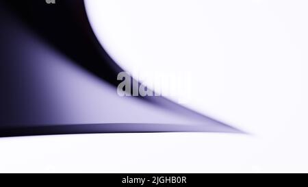 Negative Curve Rendering Colorful purple liquid metal curves shapes - high tech digital bg ...
