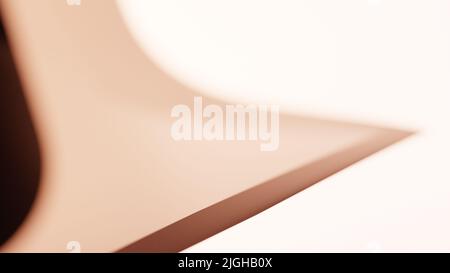 Negative Curve Rendering White curves with abstract geometry, 3d rendering. Computer digital ...
