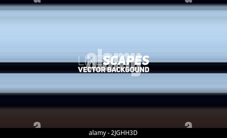 LineScapes Gradient Background. Minimal Gradient Stripes. Stock Vector