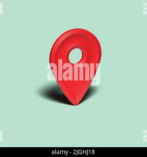 shape bubble text color pink and yellow, Suitable for determining a location or marking a specific location Stock Vector
