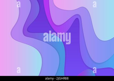 Simple Abstract Geometry Fluid Gradient Background Mesh Backdrop Blurred for Presentation, Wallpaper Desktop, Business, Flyer, High Res Illustration. Stock Vector