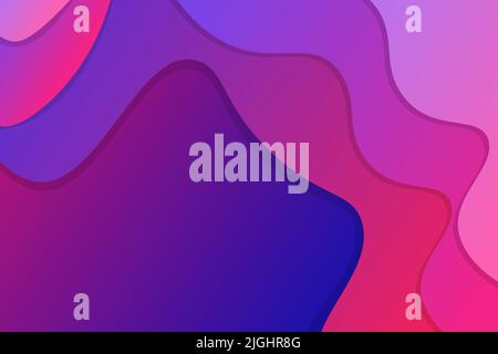 Abstract Blurred blue teal pink purple background. Soft light gradient backdrop with place for text. Vector illustration for your graphic design, bann Stock Vector