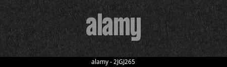 Background of black felt. Panoramic seamless texture, pattern fo Stock Photo