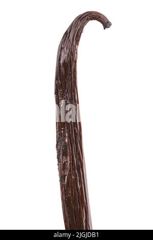 Vanilla stick isolated on white background Stock Photo