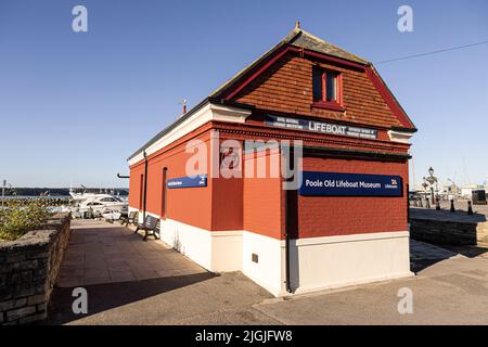 Poole Dorset England July 9, 2022 Poole Old Lifeboat Museum Stock Photo