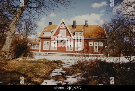 Bostad Villa Vik, part of the city farm Lorensberg (Lorenzberg). Stock Photo