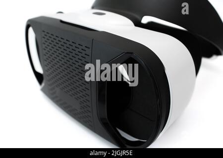 Virtual reality goggles, isolated on white Stock Photo