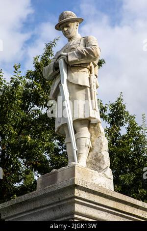 Fort William, Scotland - October 5th 2021:War memorial on The Parade in Fort William, Scotland - dedicated to the men of Fort William who gave their l Stock Photo