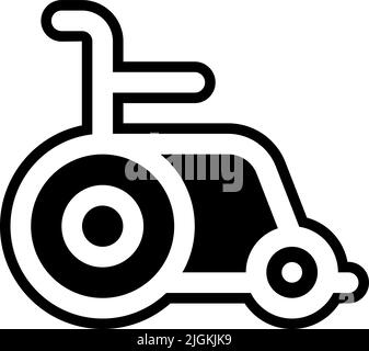 wheelchair icon . Stock Vector