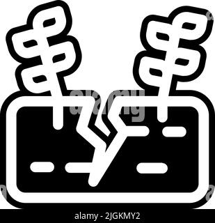eartquake icon . Stock Vector