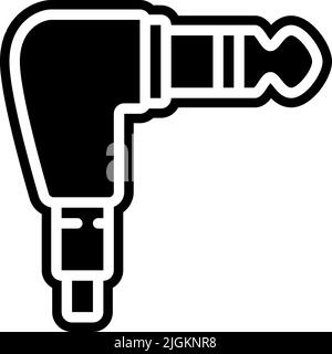 jack connector icon . Stock Vector