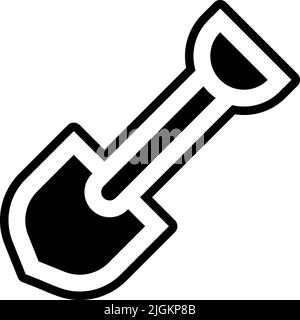 shovel icon . Stock Vector