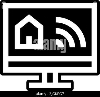 domotics icon . Stock Vector