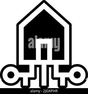 domotics icon . Stock Vector