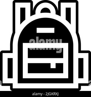 backpack icon . Stock Vector