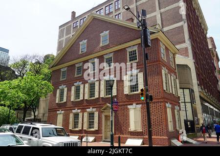 Declaration House (Thomas Jefferson here drafted the US Declaration of Independence), Philadelphia, Pennsylvania, USA, North America Stock Photo