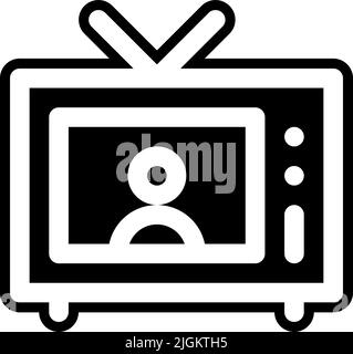 tv icon . Stock Vector