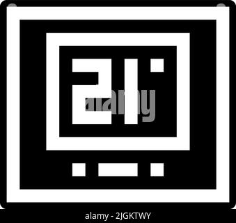 thermostat icon . Stock Vector