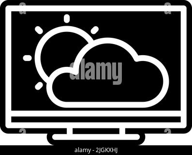 television icon . Stock Vector