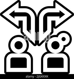 divorce icon . Stock Vector