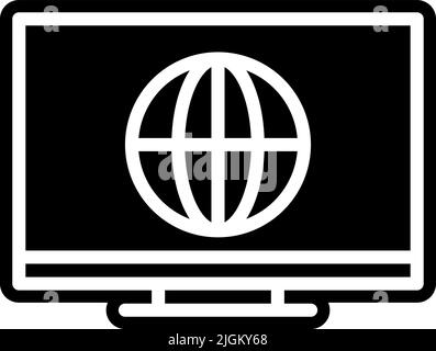 television icon . Stock Vector