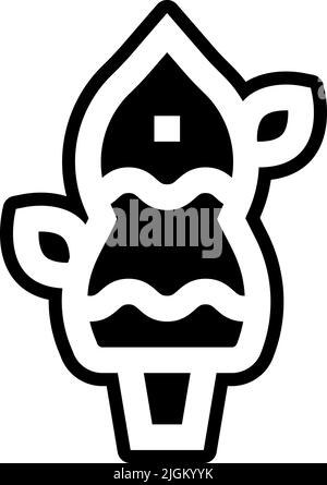 water hemlock icon . Stock Vector
