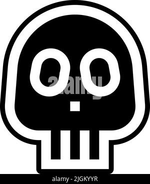 skull icon . Stock Vector