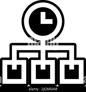 time management icon . Stock Vector