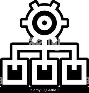 Digital product management black glyph icon Stock Vector Image & Art ...