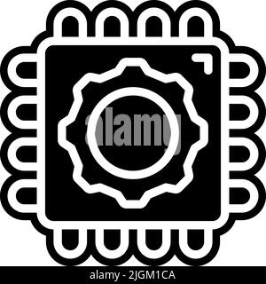cpu icon . Stock Vector