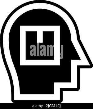 thinking icon . Stock Vector