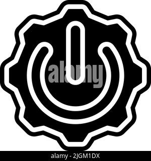 power button icon . Stock Vector