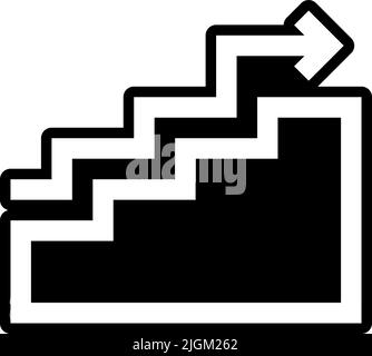 step by step icon . Stock Vector