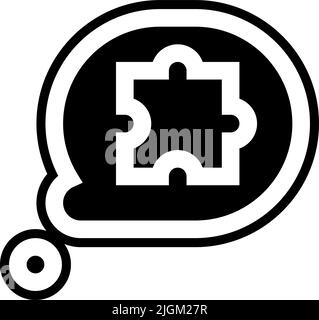 solution icon . Stock Vector