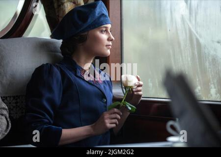 ALICIA VIKANDER, TESTAMENT OF YOUTH, 2014 Stock Photo