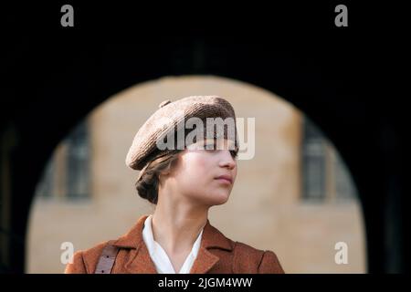 ALICIA VIKANDER, TESTAMENT OF YOUTH, 2014 Stock Photo