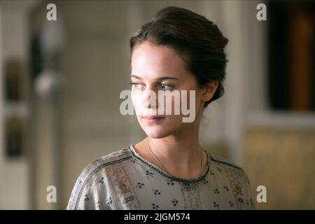 ALICIA VIKANDER, TESTAMENT OF YOUTH, 2014 Stock Photo