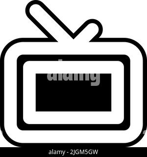television icon . Stock Vector