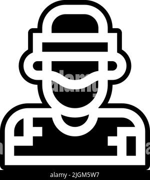 homeless icon . Stock Vector