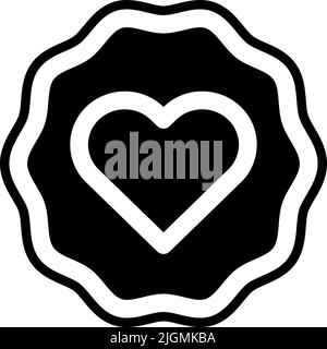 Ecommerce love icon . Stock Vector