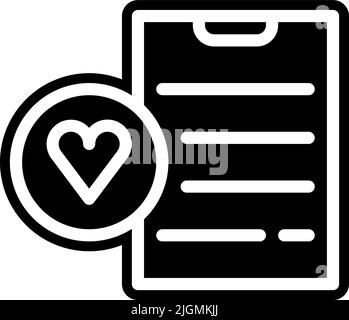 Ecommerce and marketplace wish list icon . Stock Vector