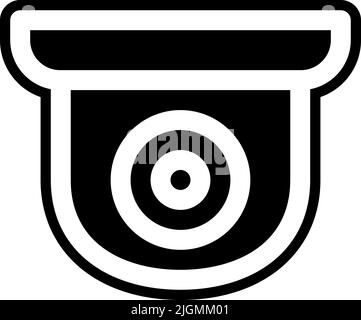 Grocery cctv icon . Stock Vector