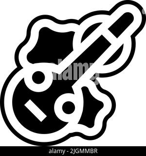 Holi veena icon . Stock Vector