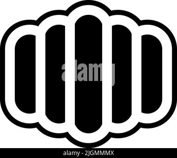 Italian food gnocchi icon . Stock Vector